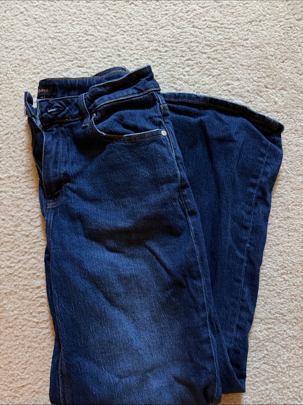 Quince Women’s Dark Blue Denim Jeans